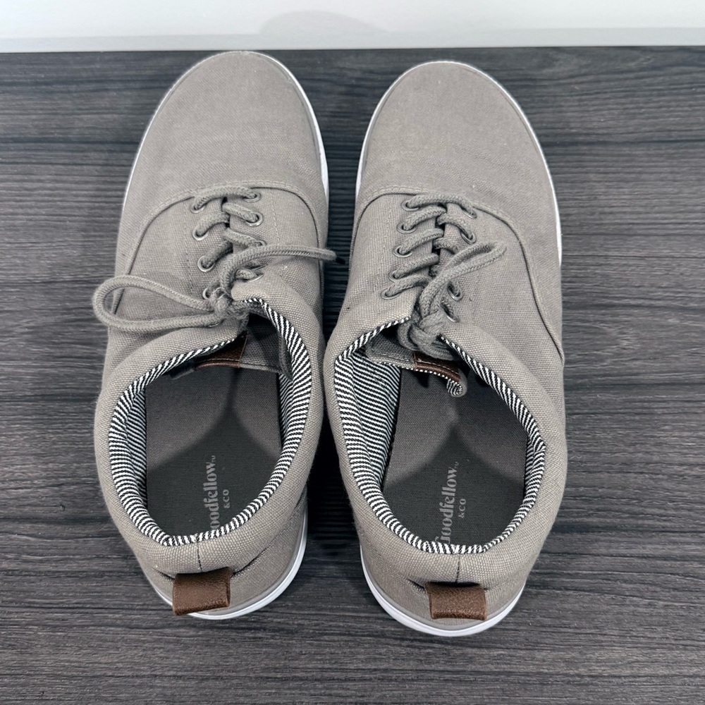 Target Grey Canvas Lace-Up Men's Sneakers